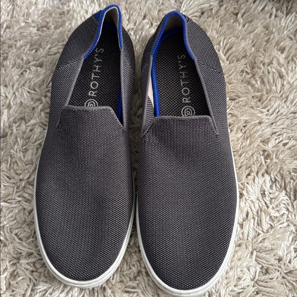 Rothy\'s The Sneaker Women\'s Size 10.5 Slip On Shoes Steel Grey main image 2